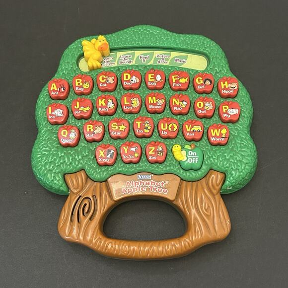 VTech Alphabet Apple Tree Learning Letters Educational Game - Tested and Works - Picture 1 of 4